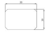 Konstruktionsholz gehob grün 3,5x5,5x300