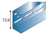 U-Aussteifungsprofil 5130 75-20 2,6m