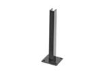 Bodenplatte 120x120x6mm lose anthrazit