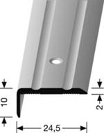 Winkelprofil PF 236 silber 100 cm